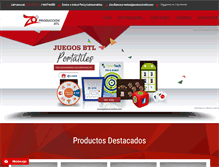 Tablet Screenshot of produccionbtl.com